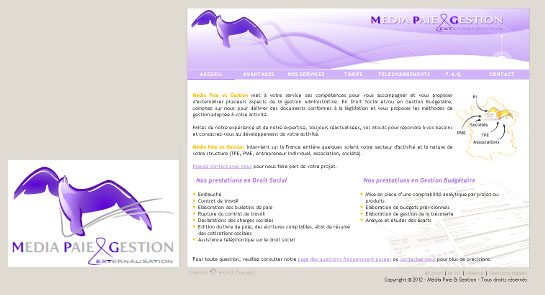 Ralisation e-birth Concept - Site Media Paie et Gestion